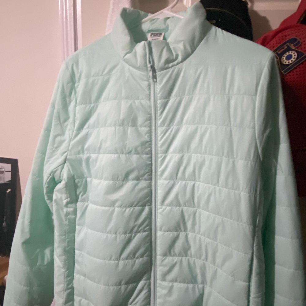 Puffer jacket from pink